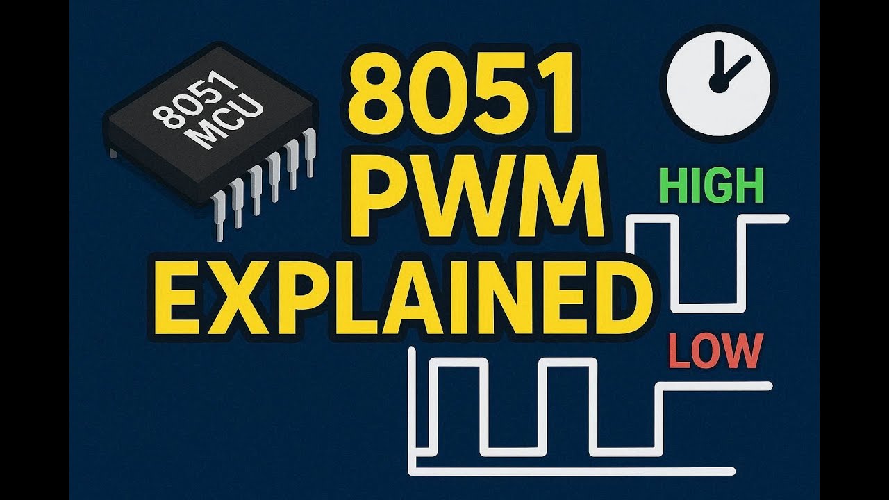 How to Generate PWM Signal Using 8051 Microcontroller | Timer Based PWM Explained