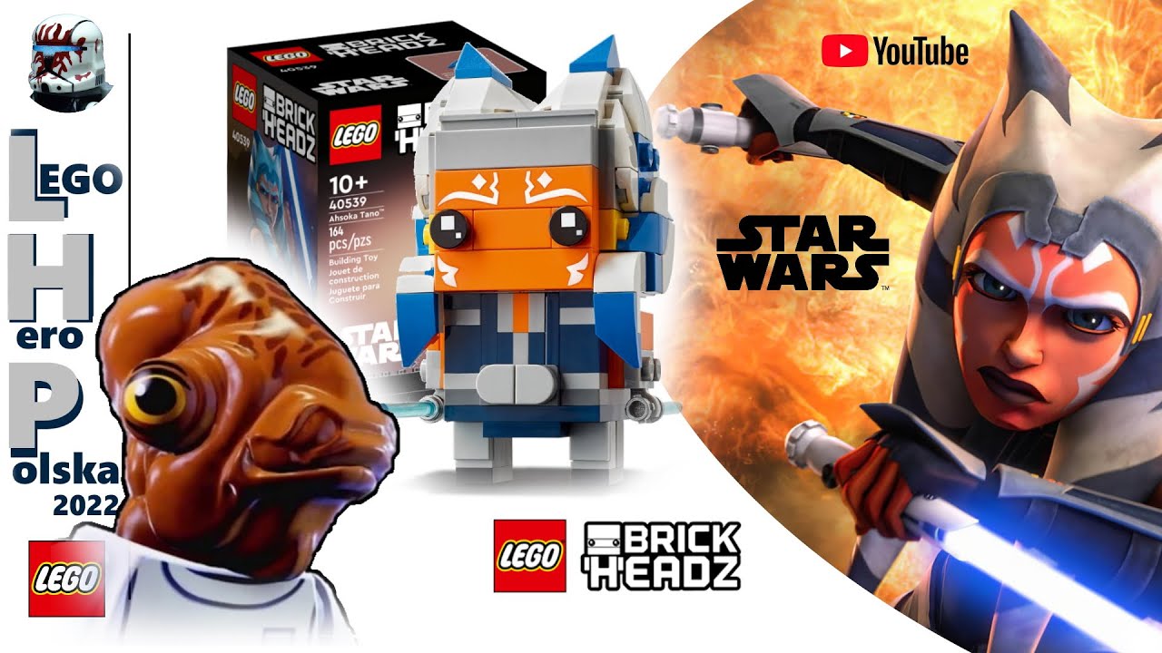 LEGO 40539 BrickHeadz Ahsoka Tano Star Wars RECENZJA z Ackbar Bricks | LHP