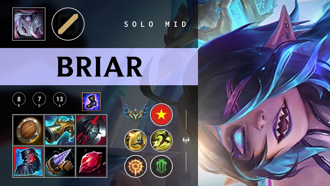 Briar Mid vs Cassiopeia - VN Challenger Patch 26.04