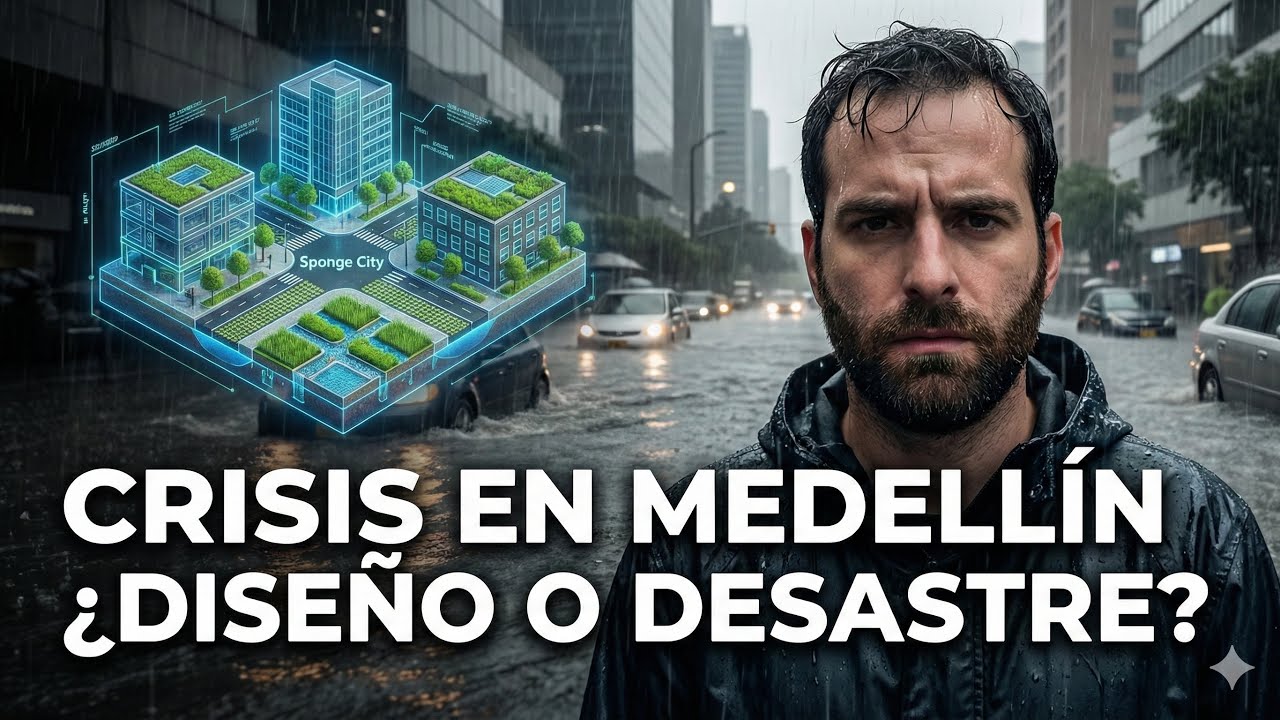 Medellín no sufrió un accidente climático; sufrió una crisis de diseño urbano. 🌧️⚠️