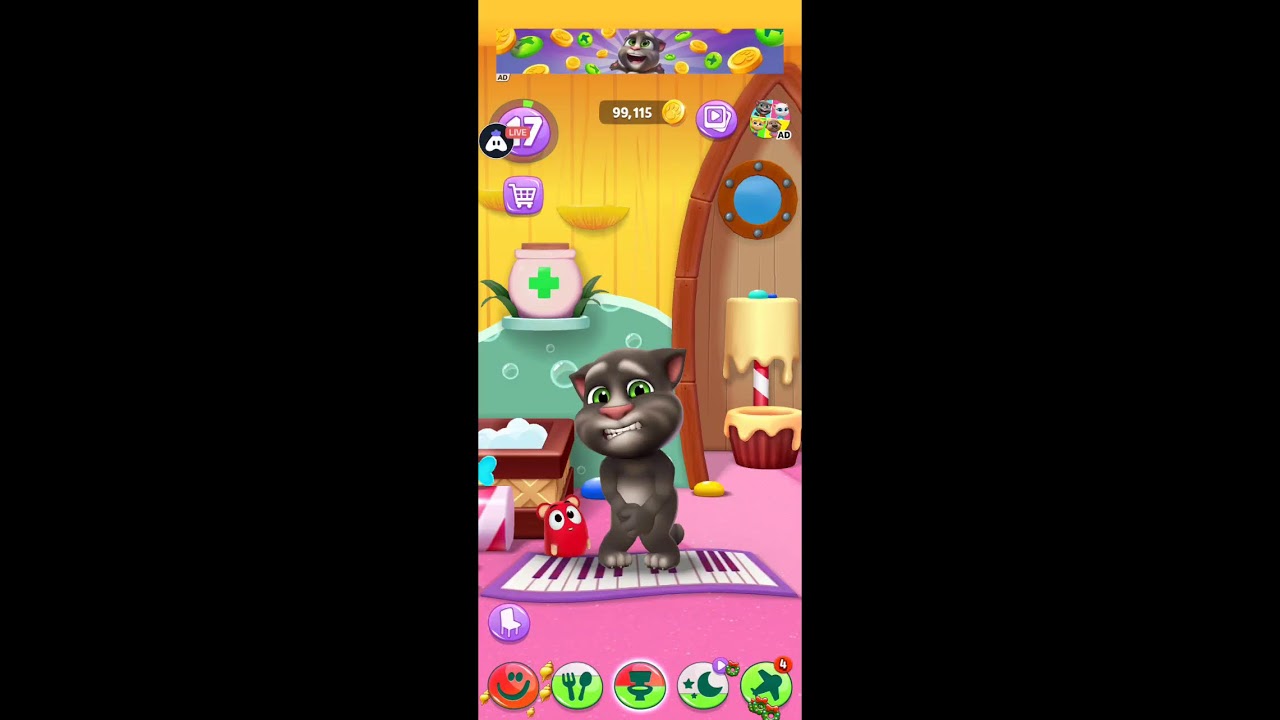 Talking Tom Ke Saath Masti! | Fun Gameplay Live 🎮 #shortsvideo #talkingtom