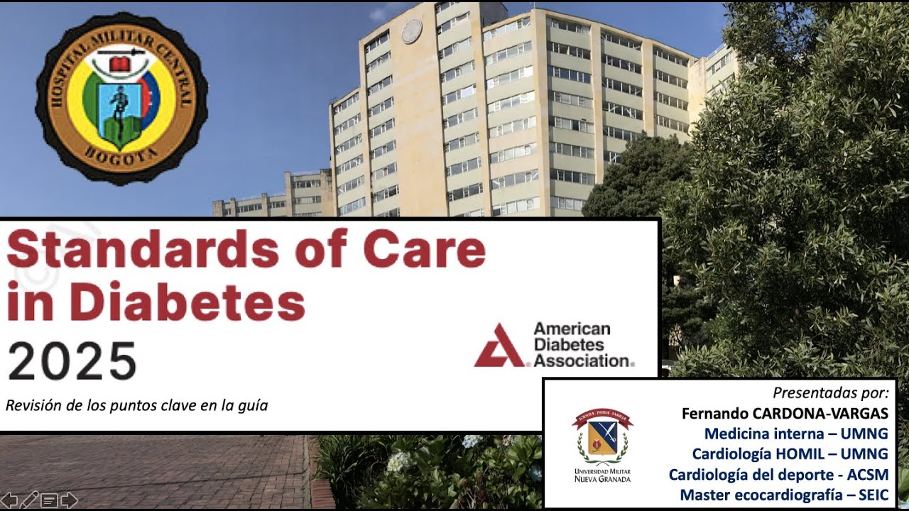 Revisión: American Diabetes Association Standards of Care in Diabetes 2025; Parte 1