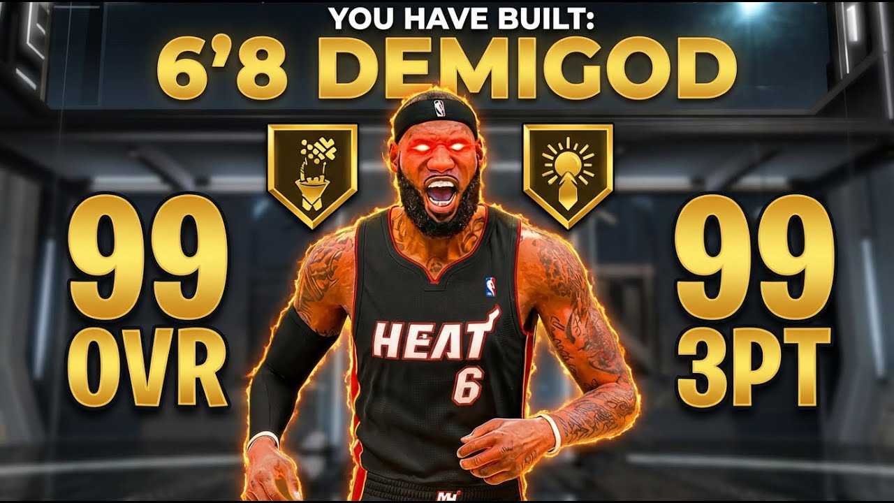 *NEW* DEMIGOD BUILD in NBA 2K26 is UNGUARABLE (0 CAP BREAKERS NEEDED)