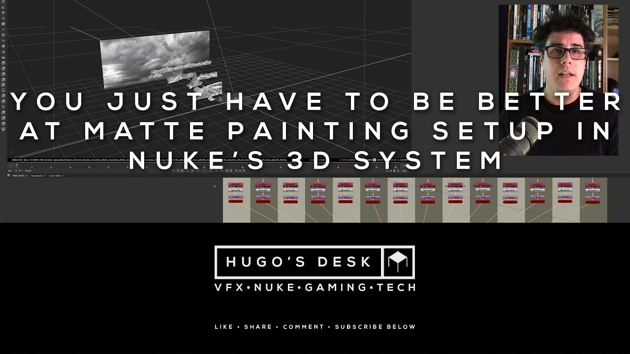 How to setup a Matte Painting in Nuke