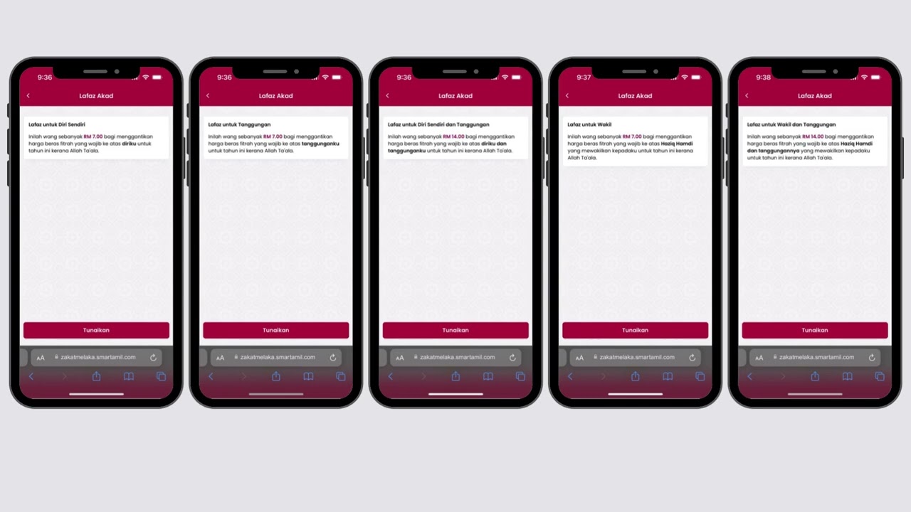 Cara Penggunaan Zakat Melaka Smart Amil