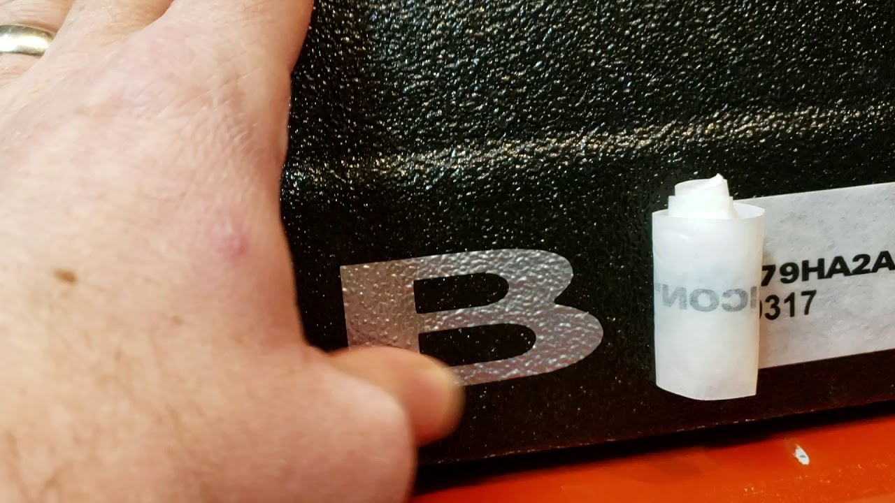 How to install apply decal / sticker onto Line-X bedliner spray