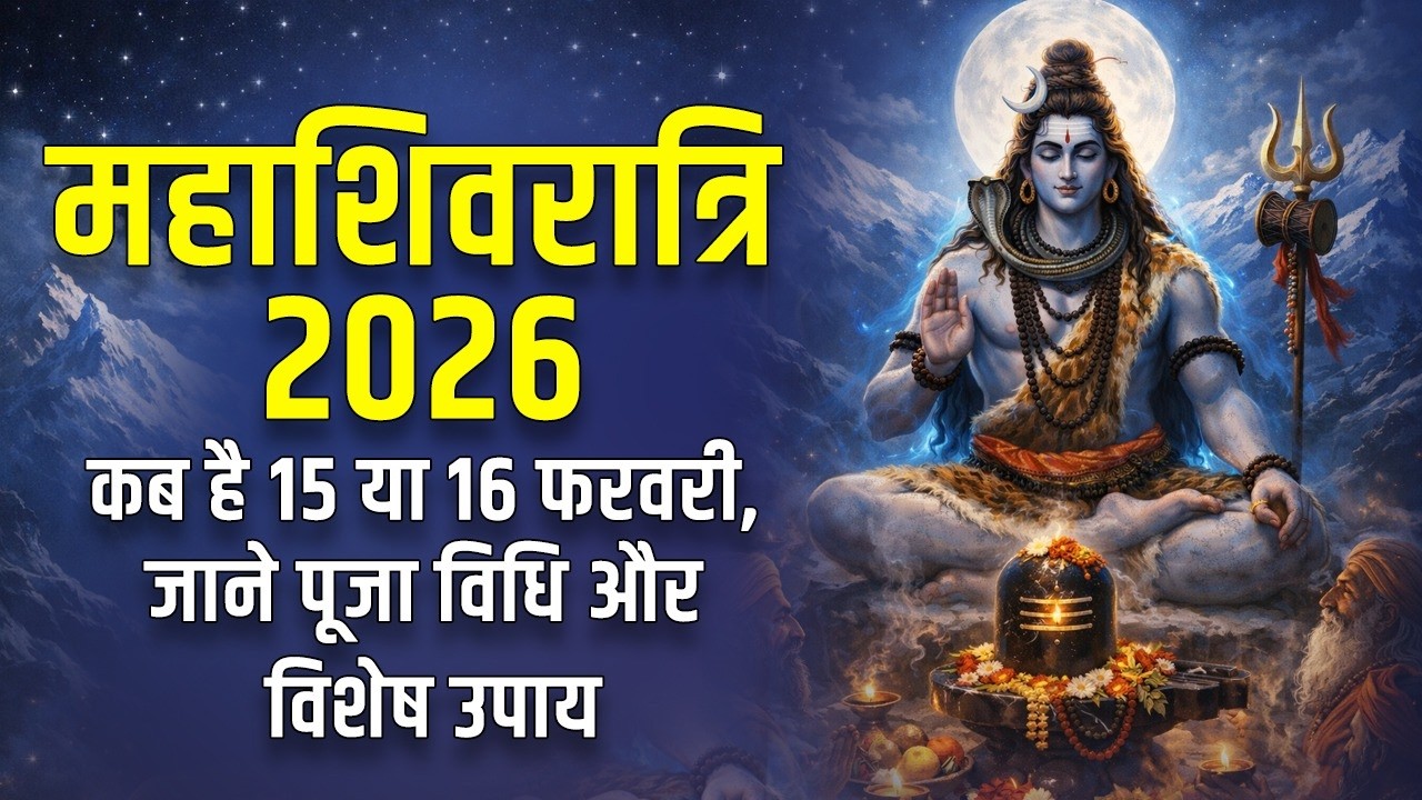 Shivratri Kab Hai 2026 | Maha Shivratri Kab Hai || शिवरात्रि पूजा शुभ मुहूर्त | महाशिवरात्रि कब है !
