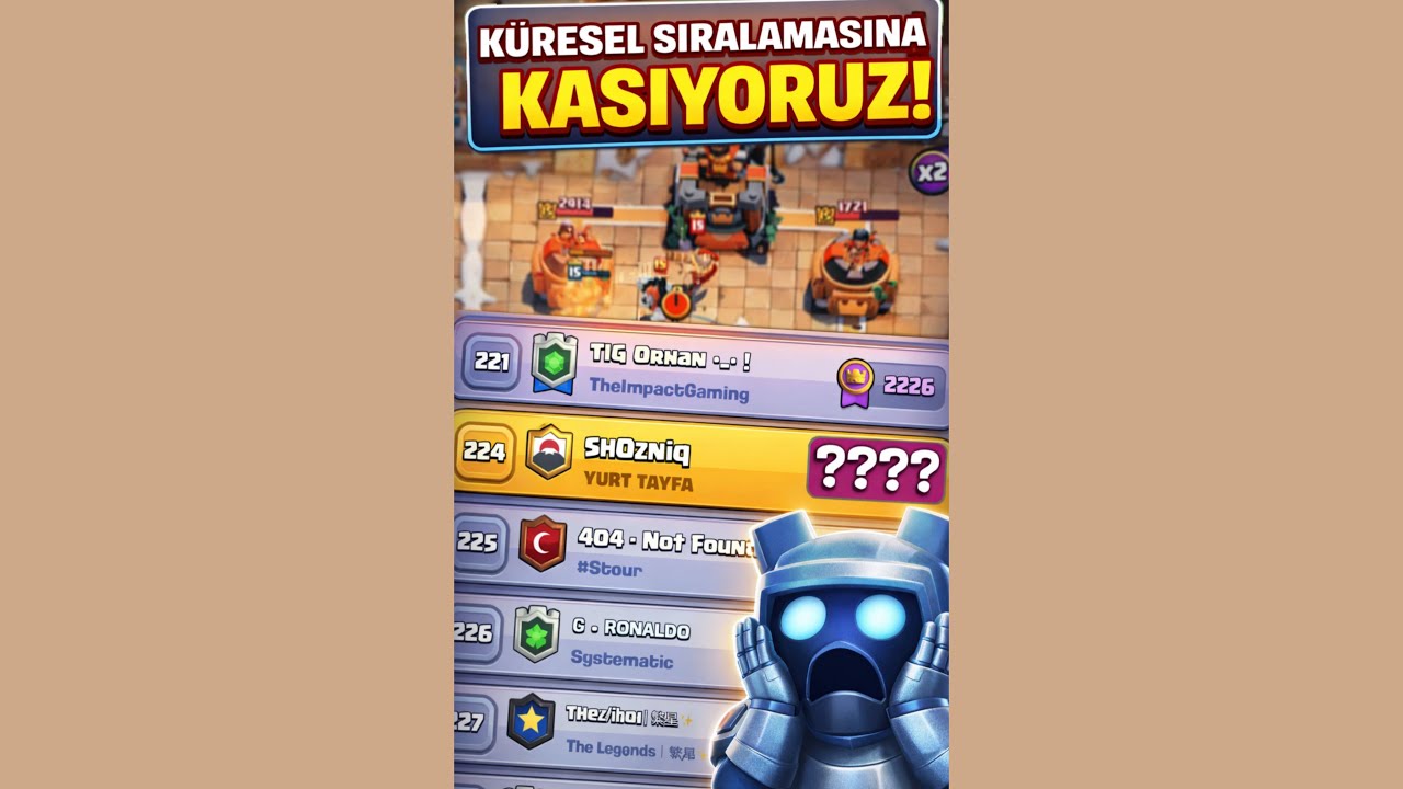 KÜRESEL SIRALAMASINA KASIYORUZ! KUPADA SON GÜN!