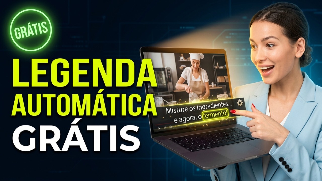Como gerar legenda autom&aacute;tica de gra&ccedil;a para v&iacute;deo longo (GR&Aacute;TIS)