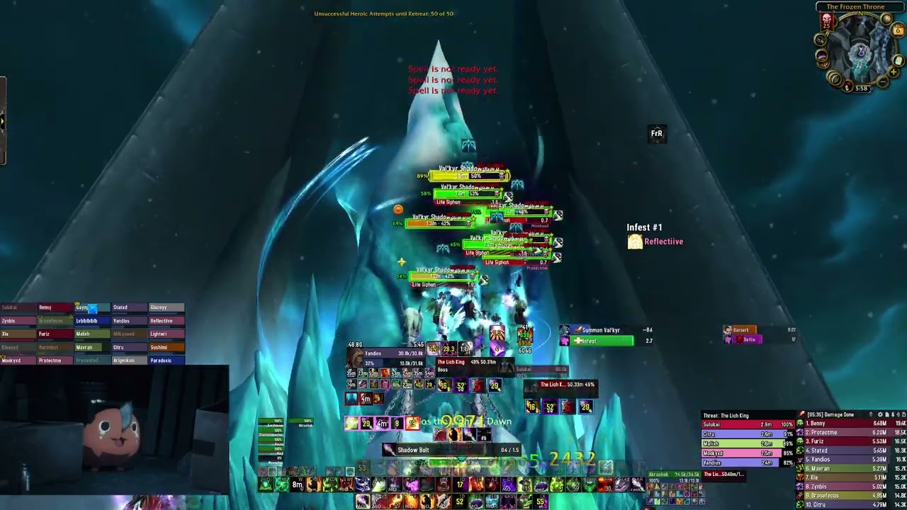 Rank 1 Lich King 25HC Demo POV WOTLK Classic - Whitemane