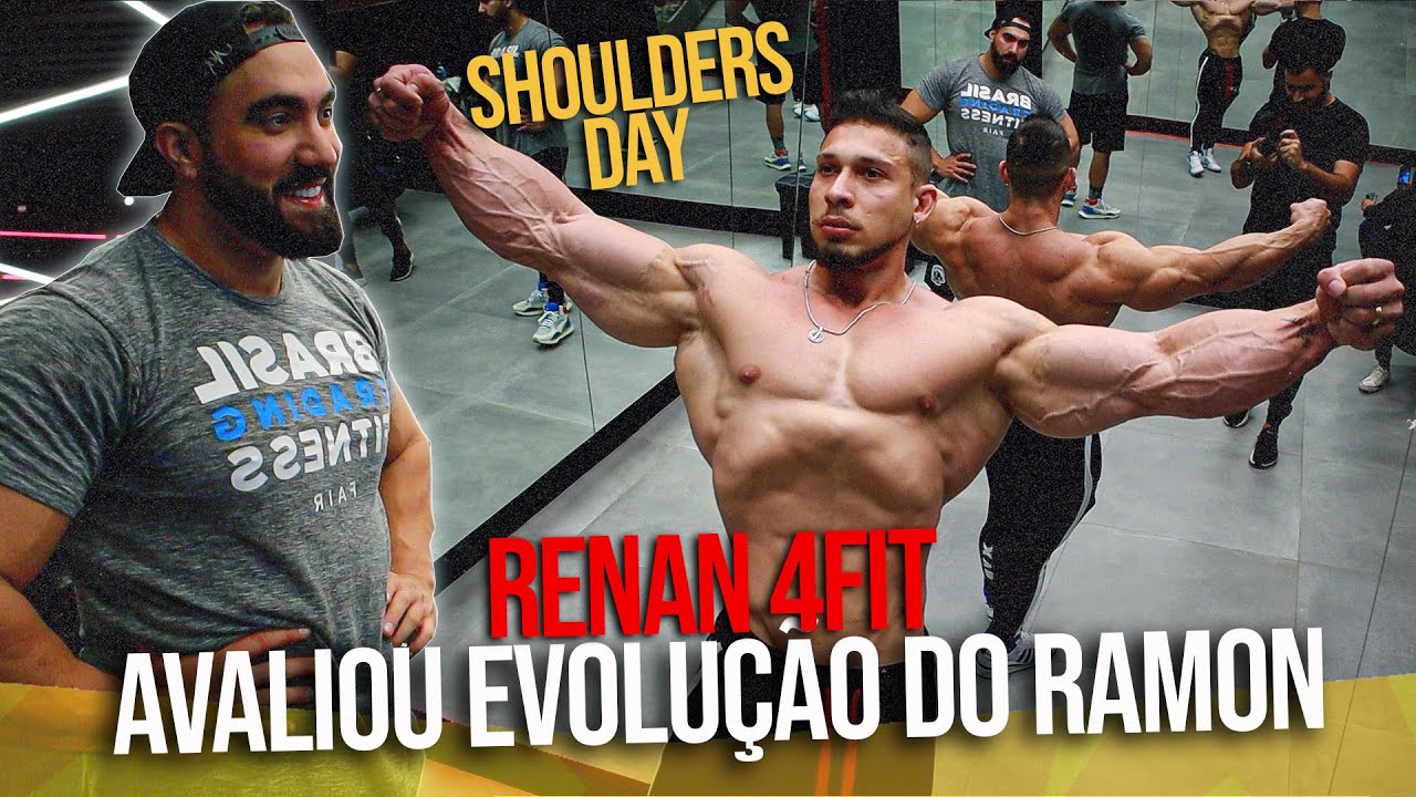 TREINO DE OMBRO E AVALIAÇÃO COM RENAN CORREA | RAMON DINO