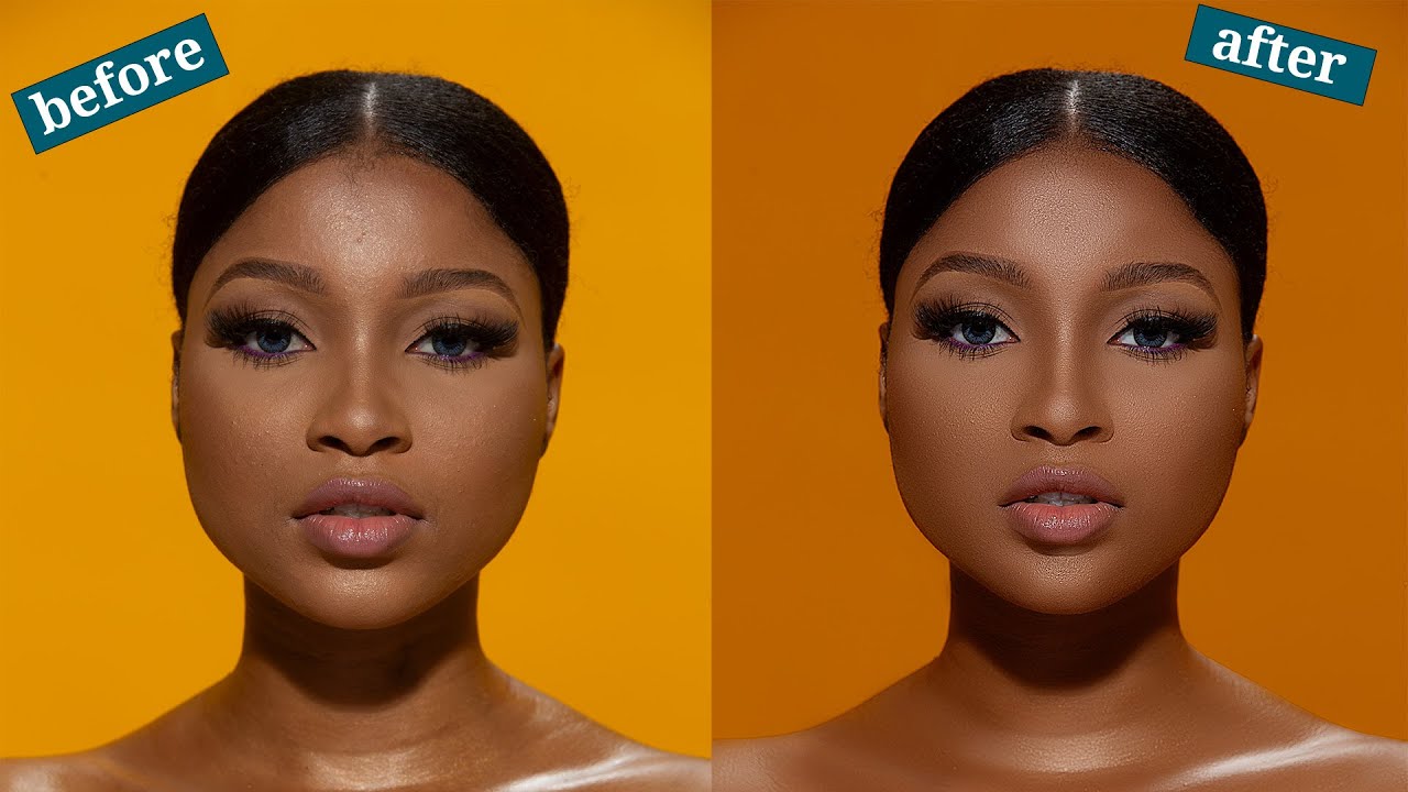 Advanced Photoshop Tutorial: High-end Skin Retouching With Frequency Separation and Dodge & burn