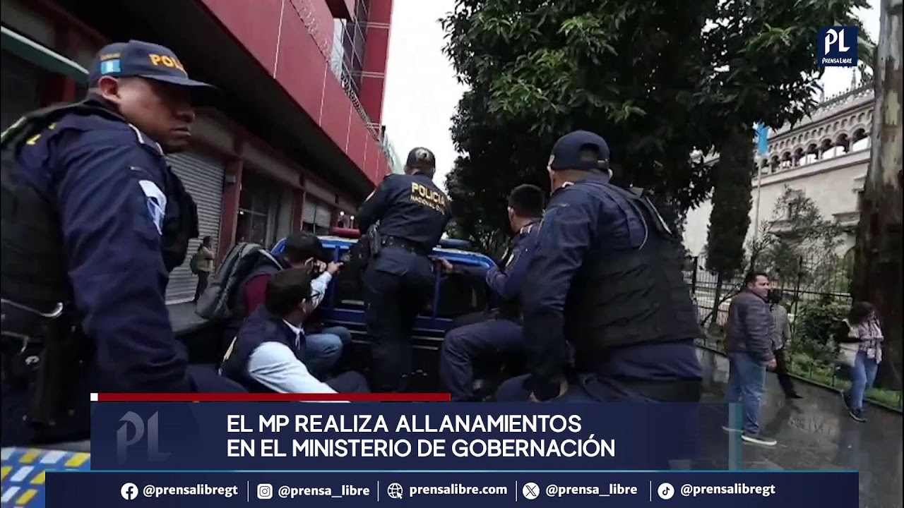 MP realiza diligencias en el Ministerio de Gobernación por fuga de 20 reos en Fraijanes 2