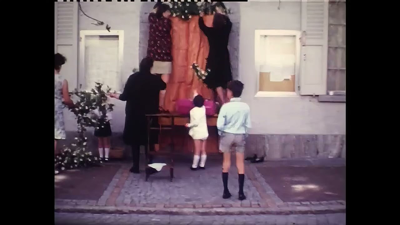 Corpus Domini a Soazza, anni 60