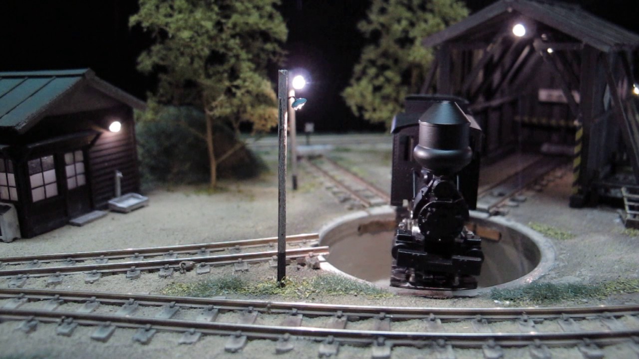 R 工房　HOナロー　レイアウト　ジオラマ 転車台　電動. 113