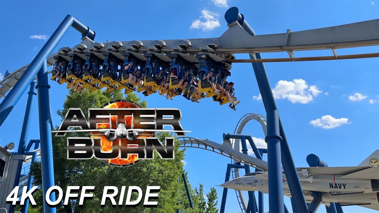 Afterburn (4K OFF Ride POV)- Carowinds, Charlotte, NC