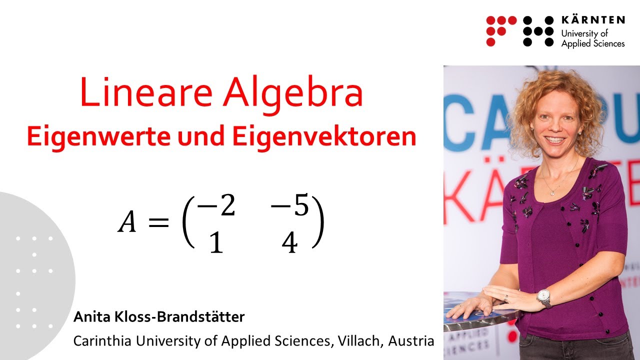 Lineare Algebra: Eigenwerte und Eigenvektoren einer zweireihigen Matrix