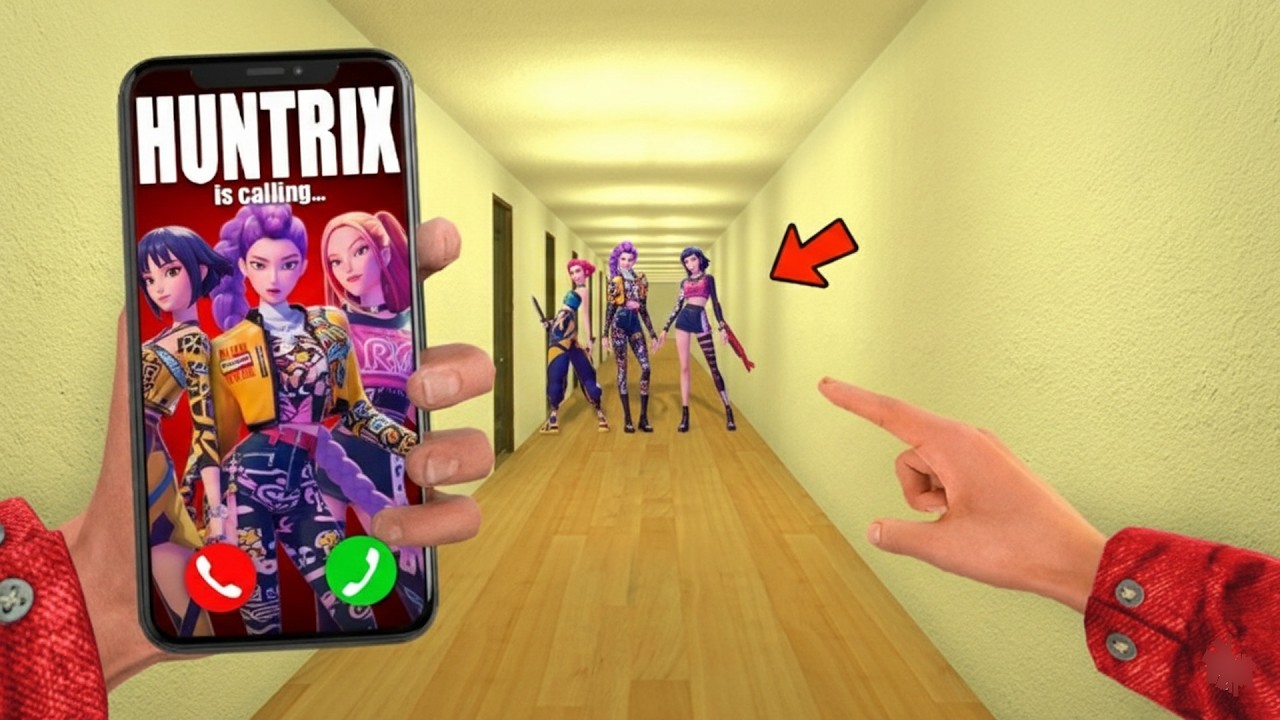 HUNTRIX IS CALLING ME FROM K-POP HUNTERS In Garry's Mod