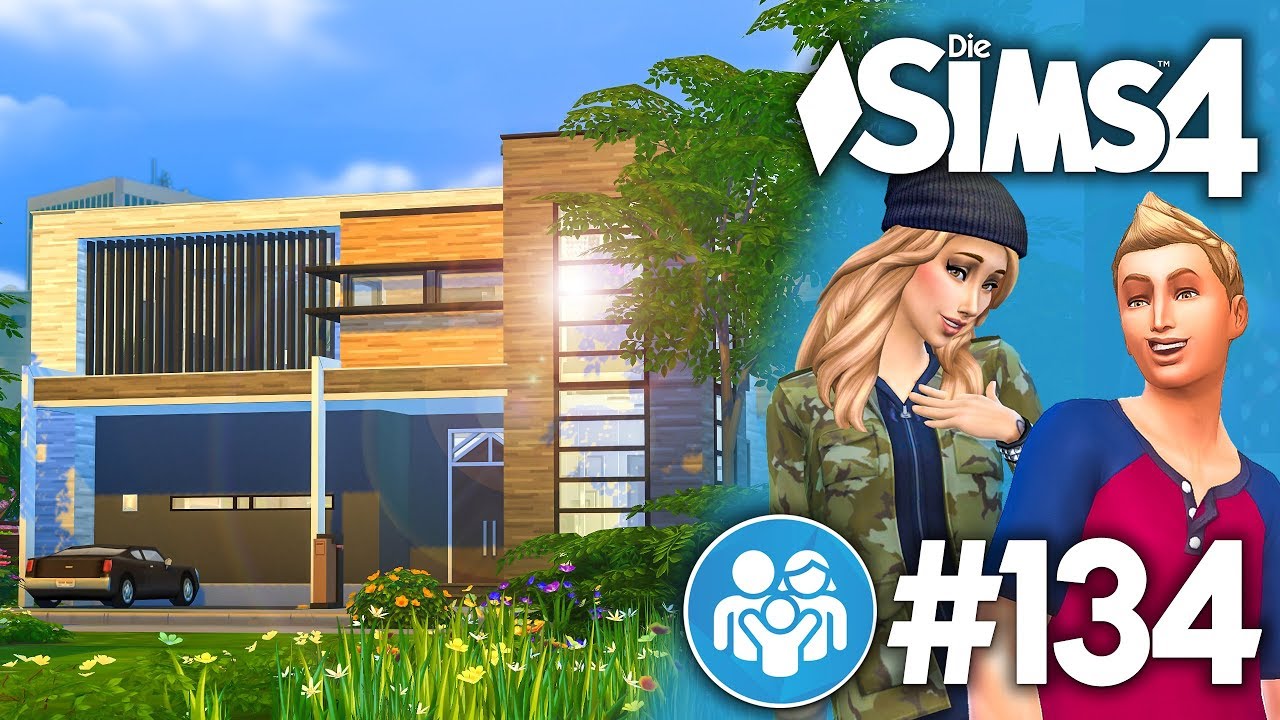 Umzug ins Modern Wood Haus | Let's Play Die Sims 4 Elternfreuden #134 (deutsch)