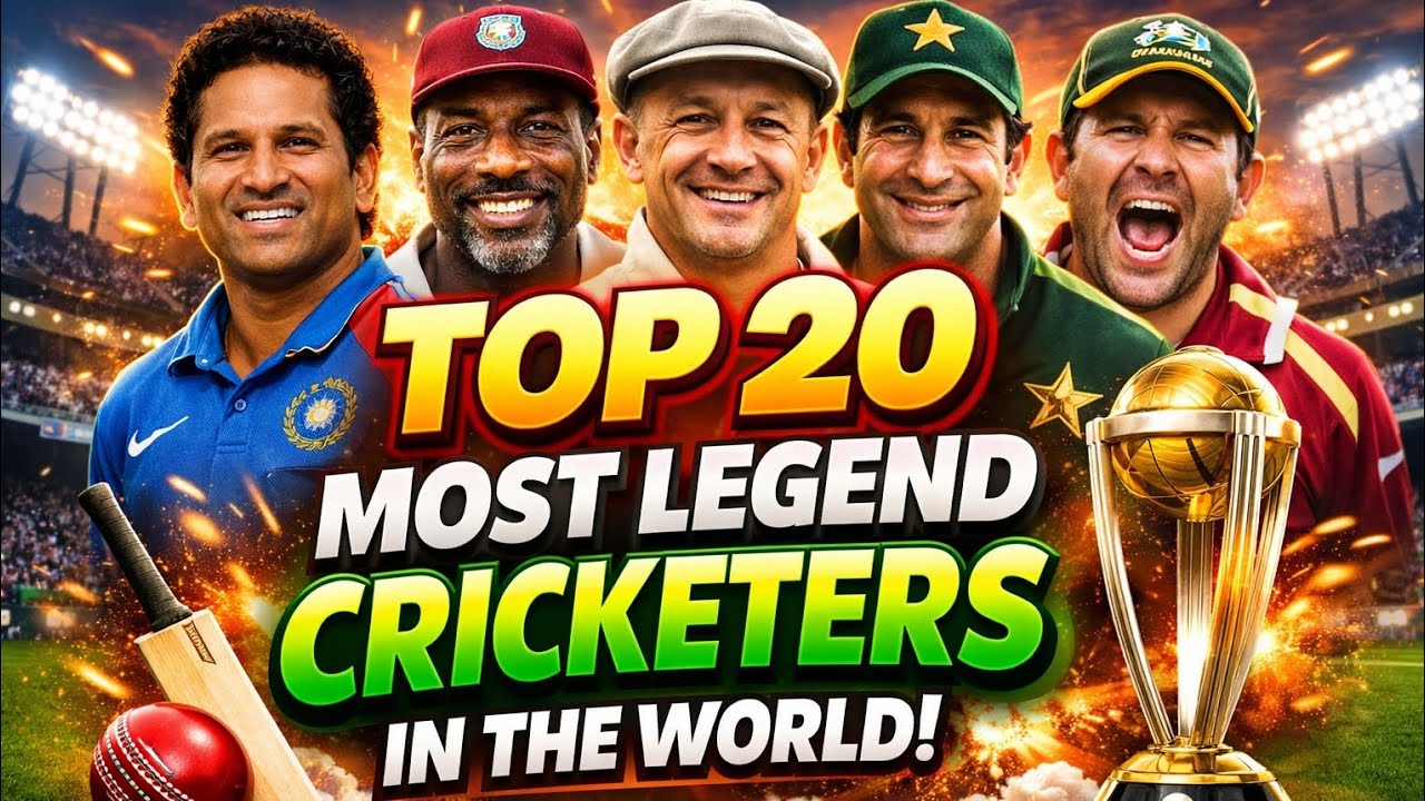 Top 20 most legend cricketers in the world 🌍#cricket 