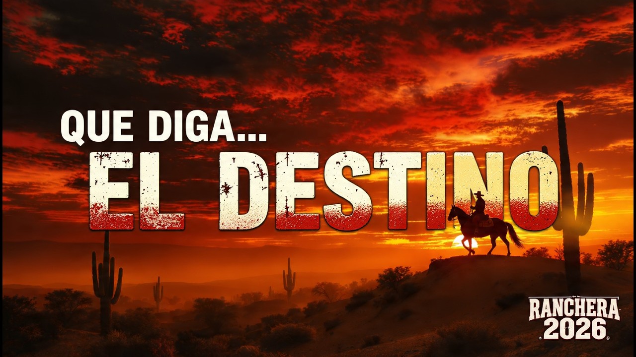 Santiago del Cielo - QUE DIGA EL DESTINO 🌅🔥 | Ranchera Mexicana 2026 🇲🇽