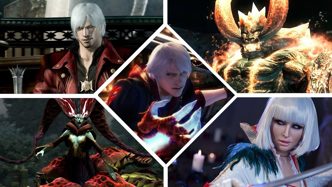 Devil May Cry 4 Remastered - ALL BOSSES + Ending