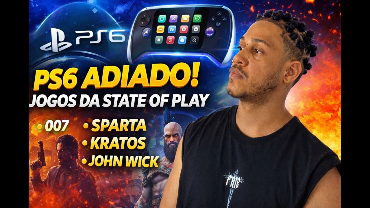 PS6 ADIADO PRA 2030 ,NOVIADES DA STATE OF PLAY, DUALSENSE TOUCH SCREEN E GTA6 NOVIDADE !
