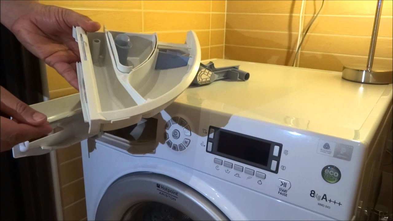 Washing machine Hotpoint Ariston WMD/FMD/FMG/WMSF Detergent dispenser drawer
