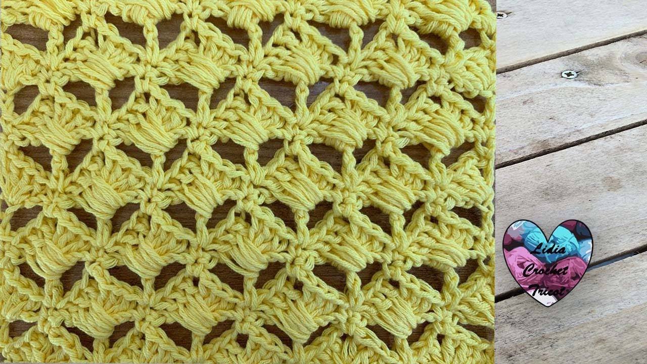 Point fléchettes crochet 