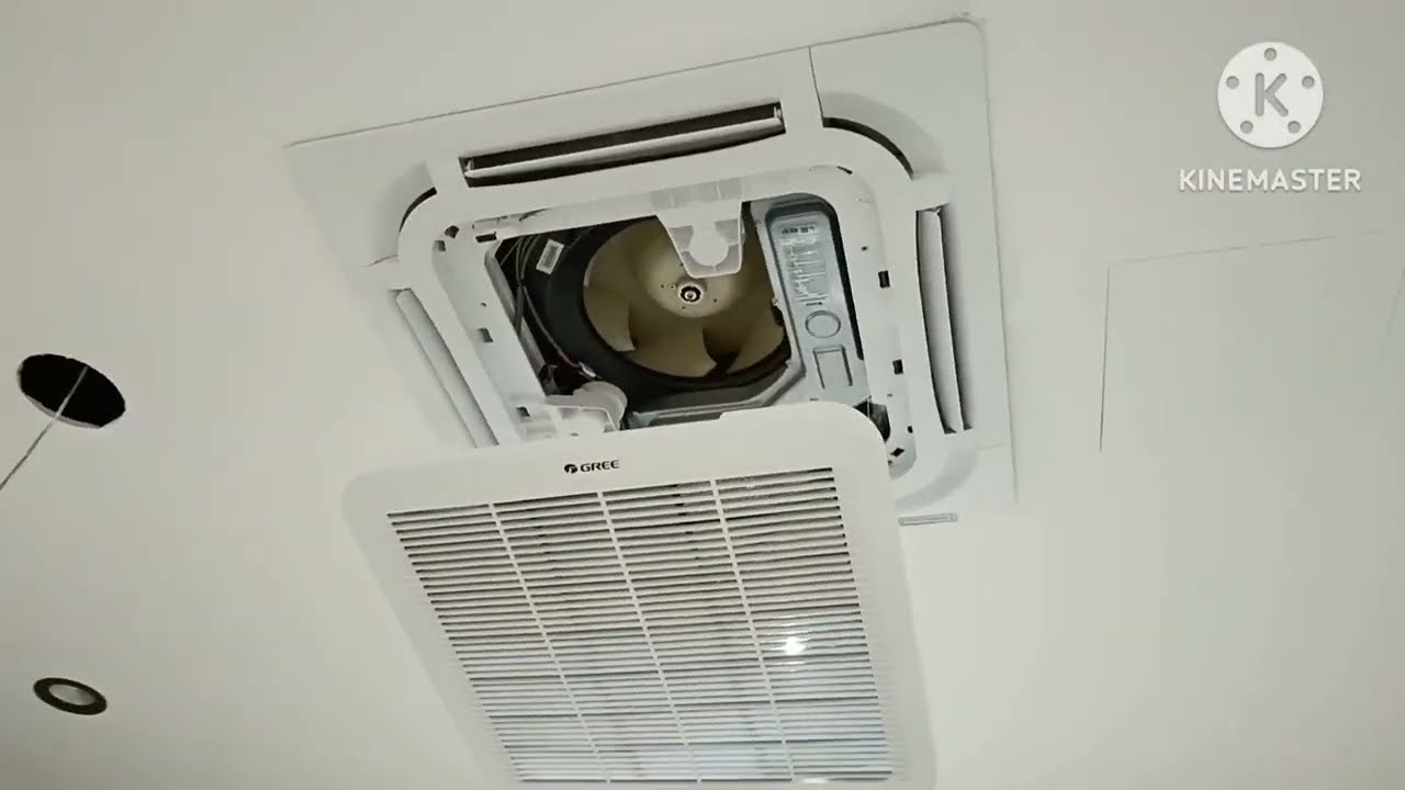 Gree Ac  cassette filter up down setting