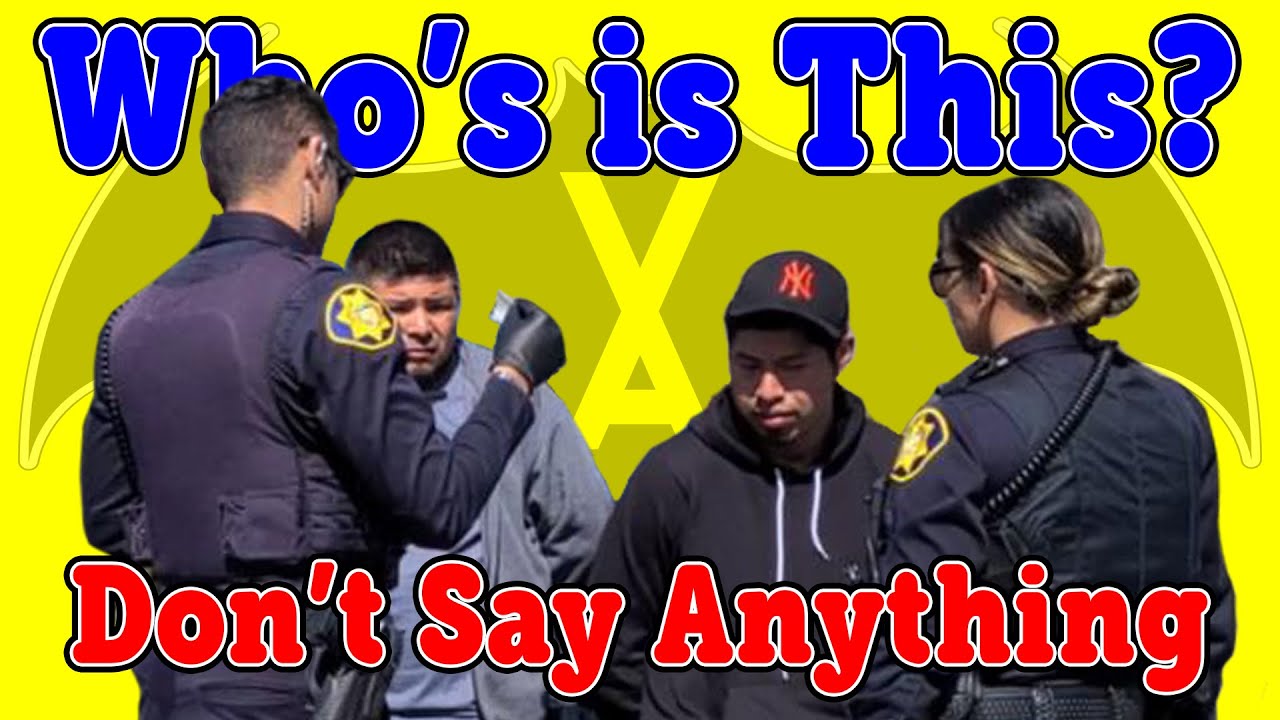 Who's is This? Don't Say Anything  |  COP WATCH FIRST AMENDMENT AUDIT