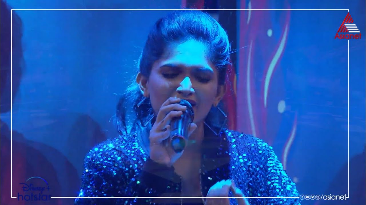 ലൂസിഫറിലെ തകർപ്പൻ ഗാനവുമായി കൃതിക സ്റ്റാർ സിംഗർ വേദിയിൽ.