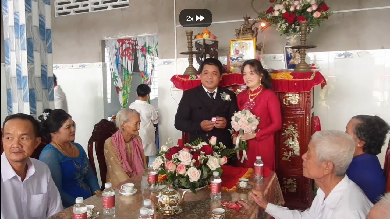 lễ đại đăng khoa  HÀ VĂN Cô dâu THỦY TIÊN ấp tích khánh