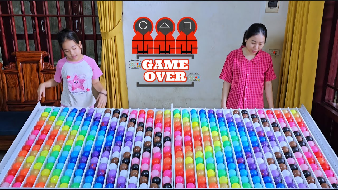 🆚️🔥🆚️ Color Ball Sorting Game | Satisfying ASMR & Puzzle Duel - Who's the Winner?  Level 01