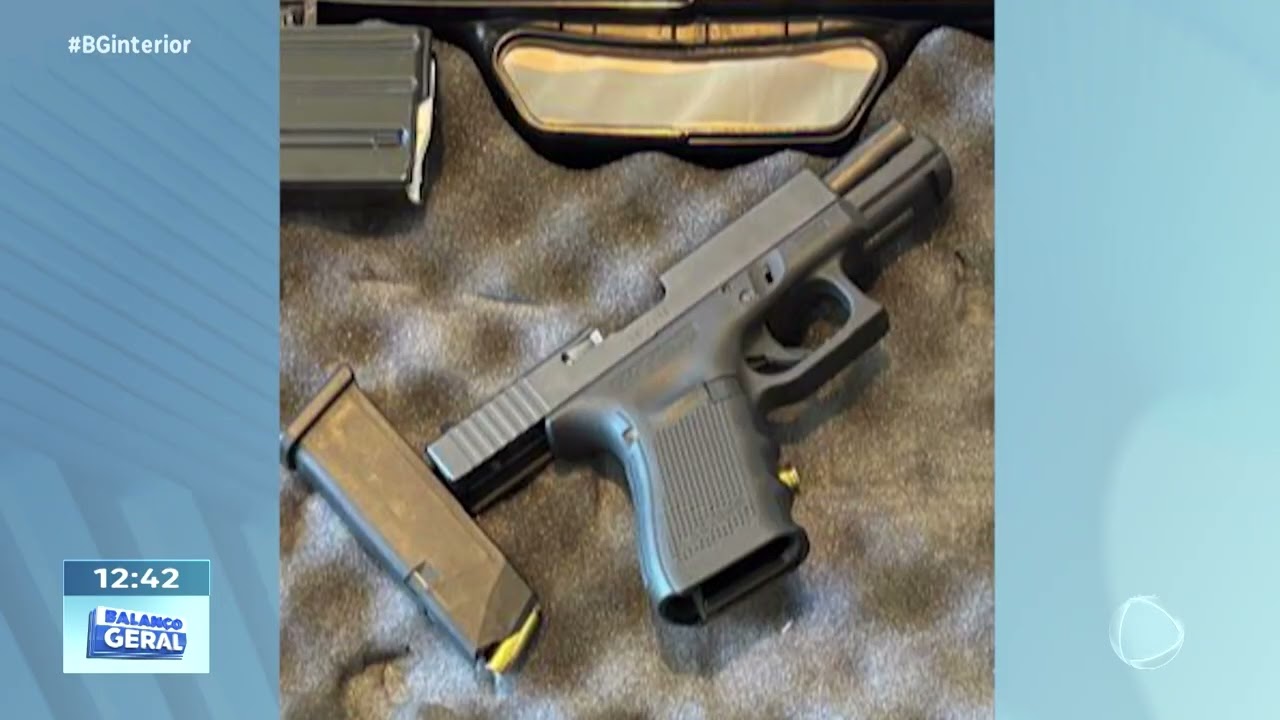 Preso com armas em Botucatu: homem tinha arsenal de alto poder