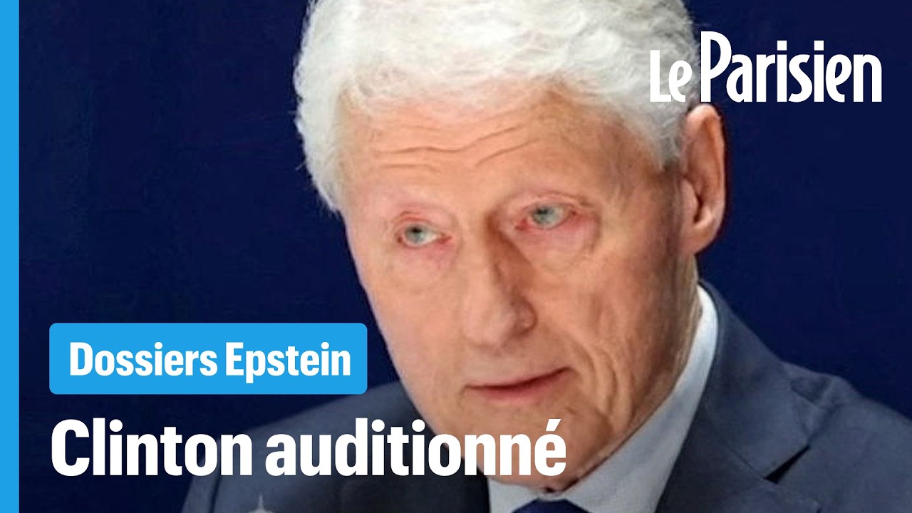 « Une femme me massait le cou » : l'audition de Bill Clinton dans l'affaire Epstein dévoilée