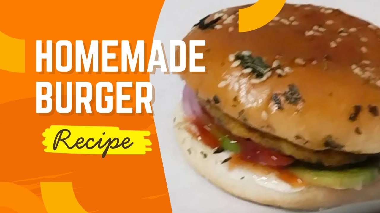 Homemade burger loved it tawa burger aloo tikki burger 