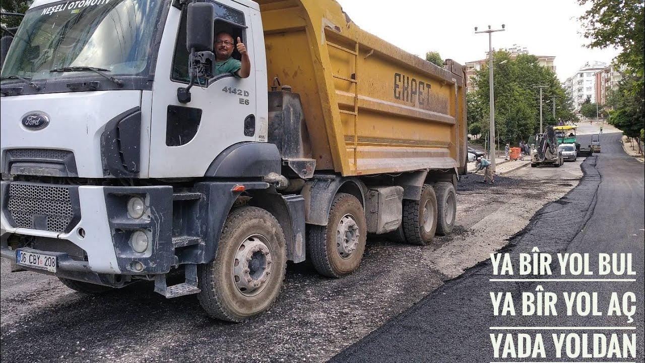 Antep Yollarına Ekpet'te Asvalt Çalışmamız #kamyon🚛🚧