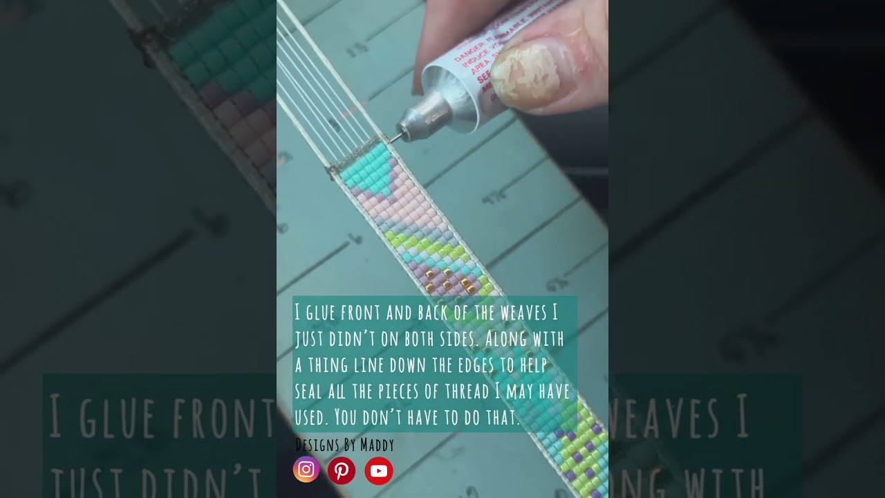 Finishing My Hemp Cord Bracelet Part 1; Bead Loom Tutorials