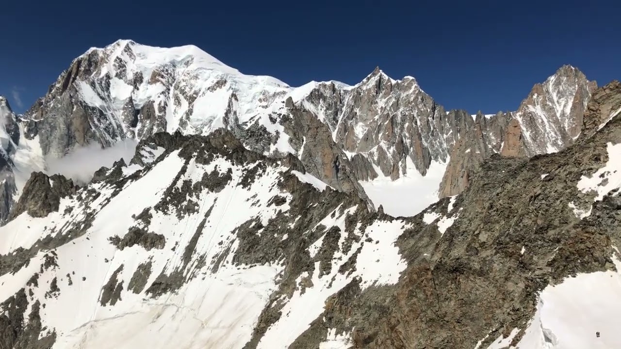 Italie, Lanovka na Mont Blanc 7.7.2018