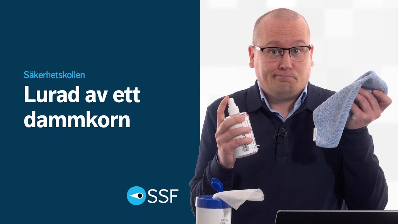Lurad av ett dammkorn | Säkerhetskollen | SSF Stöldskyddsföreningen