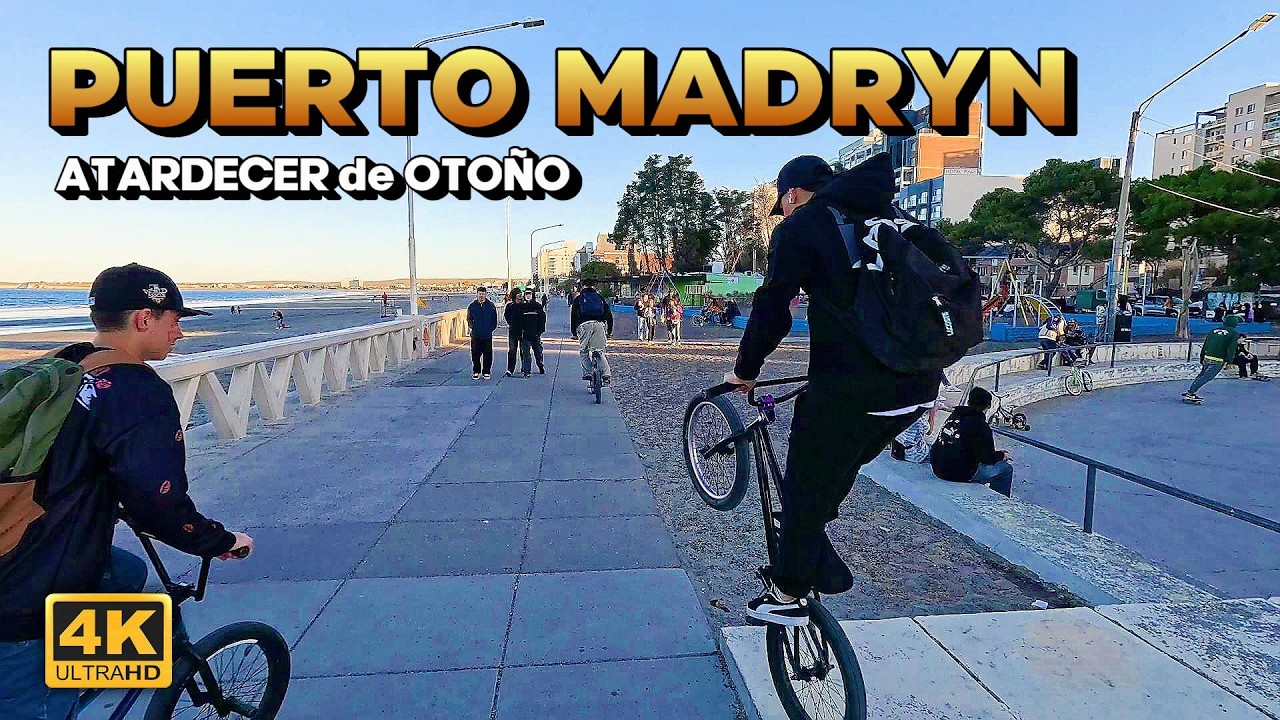 PUERTO MADRYN en Otoño | Caminata al Atardecer 🇦🇷