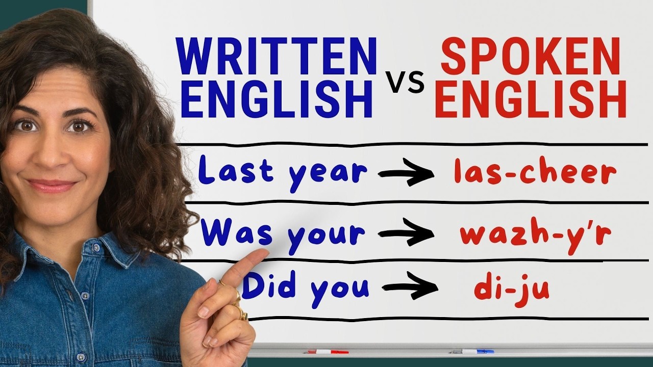 This is how English REALLY sounds