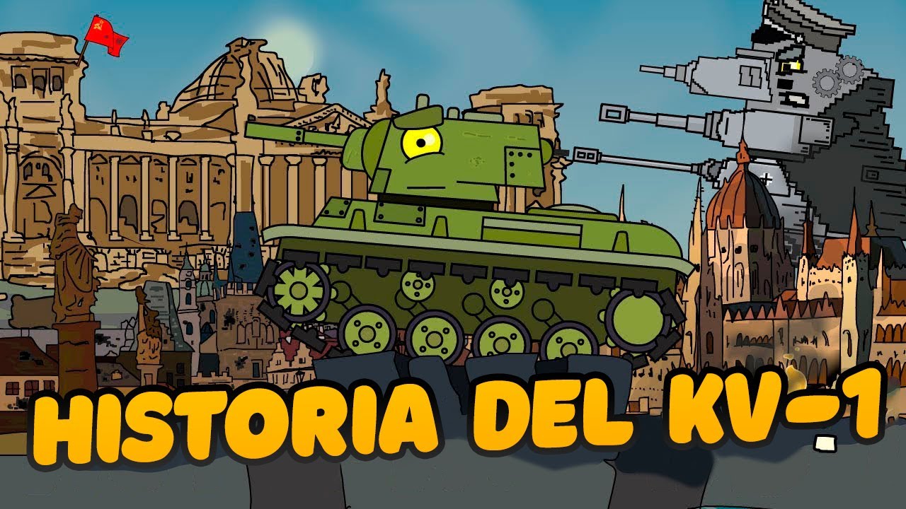 Tanque Kliment Voroshilov KV-1 - Dibujos animados sobre tanques