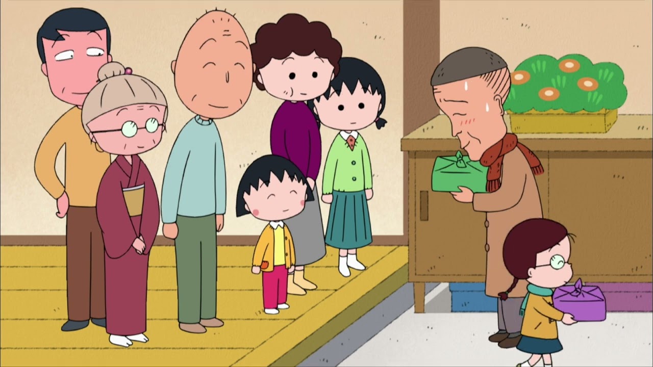 CHIBI MARUKO-CHAN #697 MENUMBUK KETAN MENJADI MOCHI