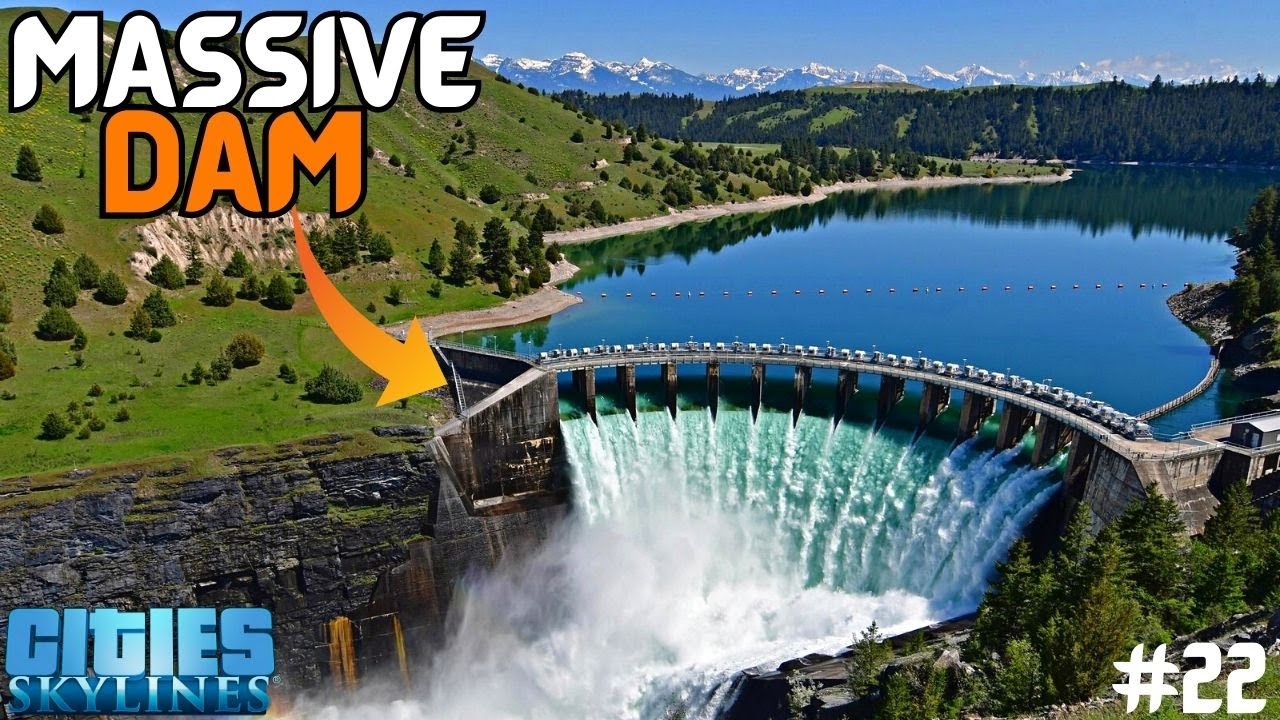 MASSIVE DAM CONSTRUCTION IN OUR CITY! - CITIES SKYLINES S2[#22] HINDI 2023