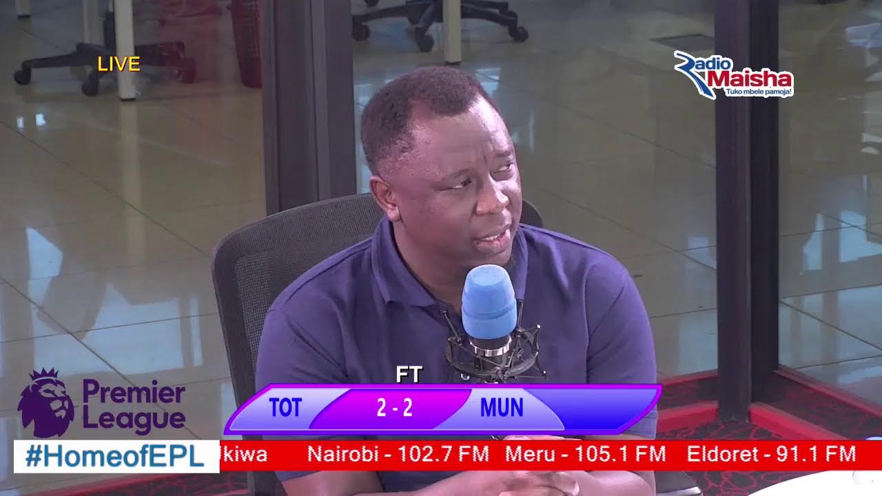 🔴LIVE:TOTTENHAM HOTSPURS VS MANCHESTER UNITED LIVE NDANI YA RADIO MAISHA