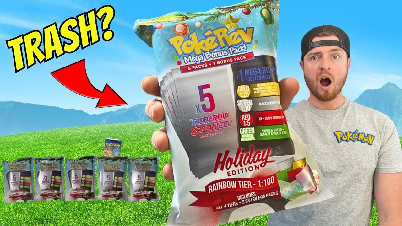 PokeRev Packs are TRASH! - Opening 5 to confirm or deny