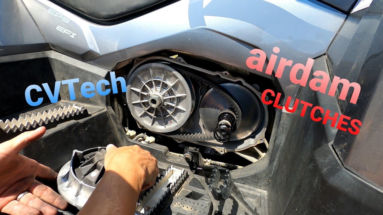 Модификации сцепления CFMOTO с фрикционами AIRDAM | Как снять первичный и вторичный шкив сцеплени...