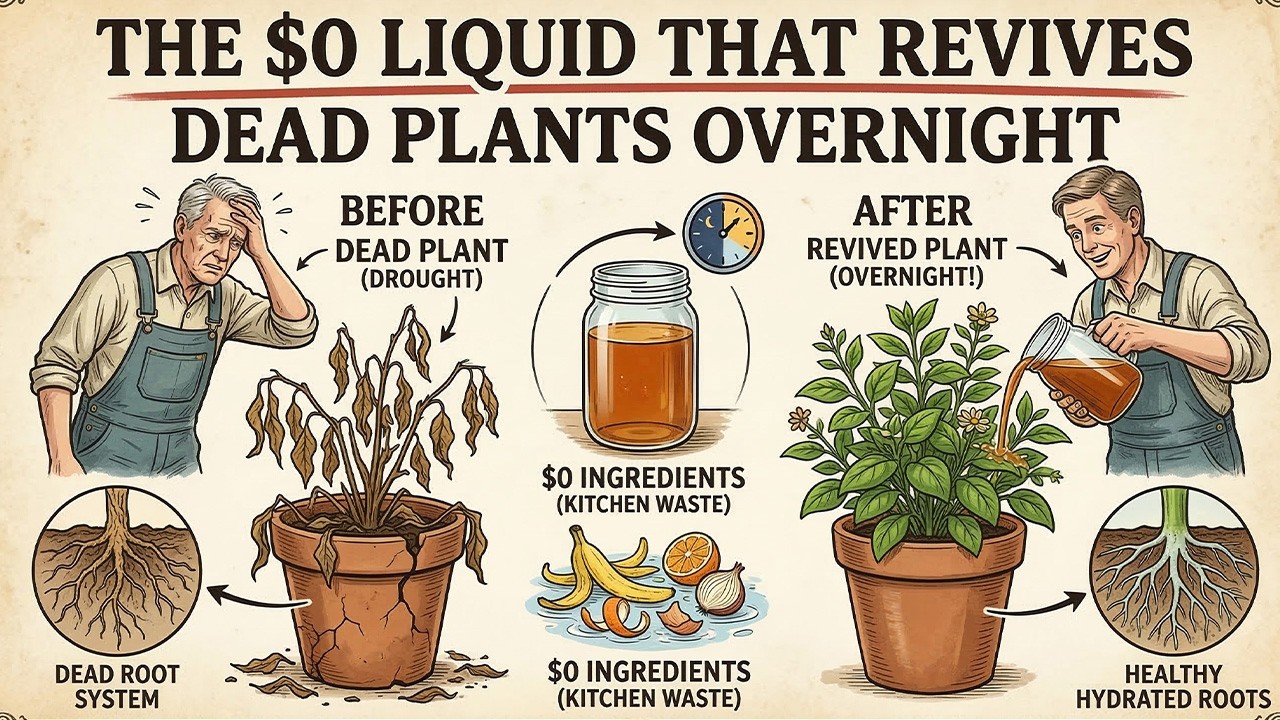 Stop Throwing This Away! The $0 Liquid That Saves Dying Plants